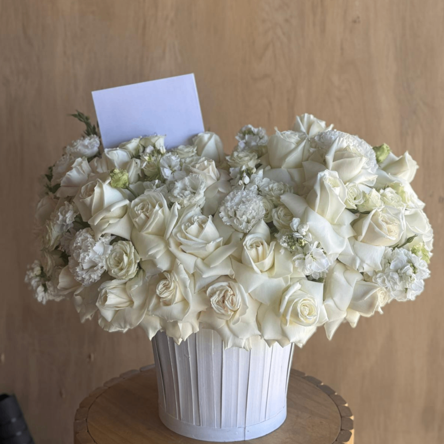 Blush pink peony roses bouquet