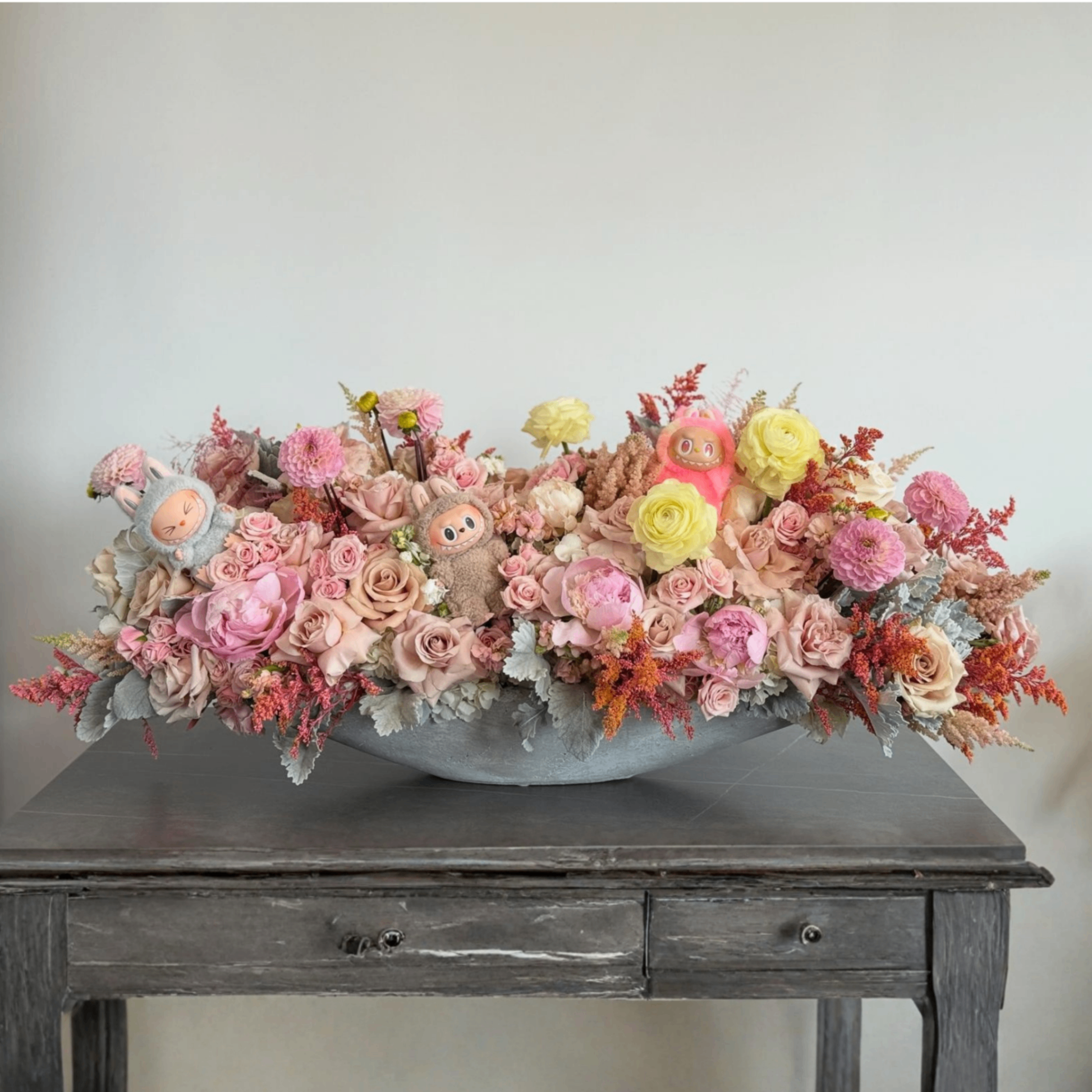 Pink peony bouquet