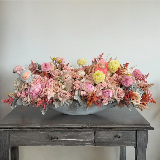 Pink peony bouquet