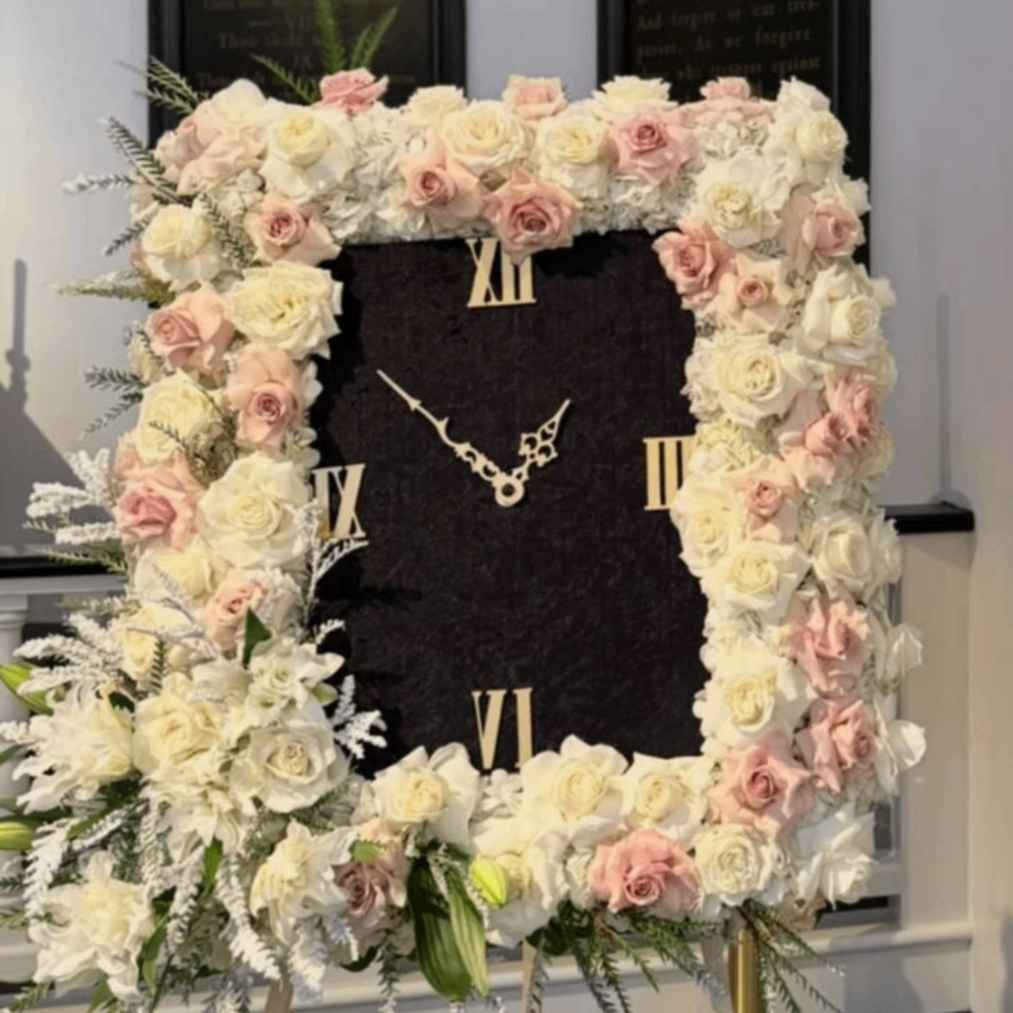 Floral clock memorial tribute